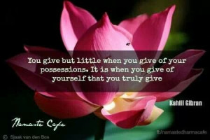 Give of yourself