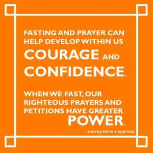 Fasting And Prayer Can Help