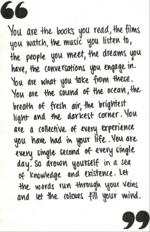 You Are the Books You Read Quote