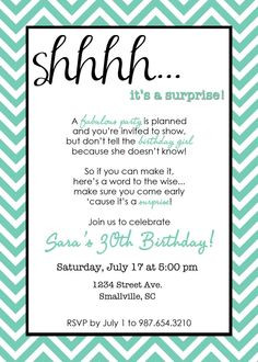 Surprise Party Quotes. QuotesGram