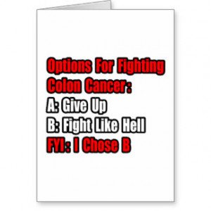 Colon Cancer Humor Cards & More