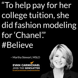 To help pay for her college tuition, she did fashion modeling for ...