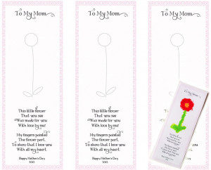 Template Tuesday: Mother's Day Bookmark