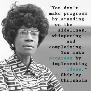 Women of the World Wednesday: Shirley Chisholm (1924-2005) was born in ...