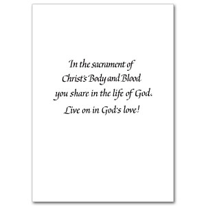 First Holy Communion Sayings Quotes
