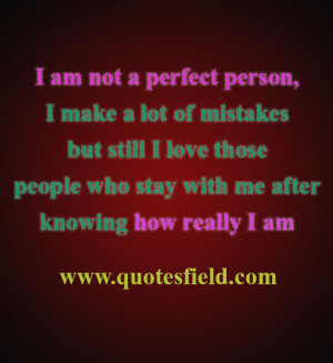 AM Not Perfect Quotes