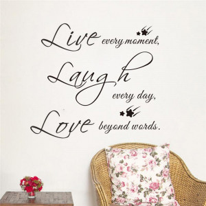 Hot-sell-live-laugh-love-quotes-wall-stickers-home-decoration ...