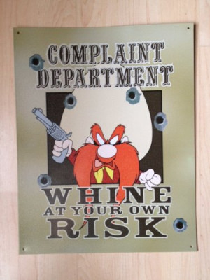 Yosemite Sam - Complaint Department, Whine at Your Own Risk - Vintage ...