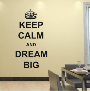 Free shipping new arrival Removable Art Mural wall quotes Keep Calm ...