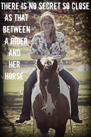 the secret between horse and rider