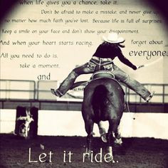 Barrel racing.... It's my life