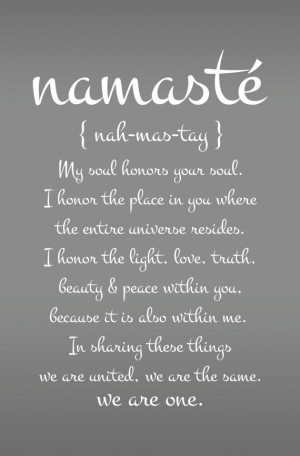 Large Namaste #Yoga Quote Decal for Living Room by ZestyGraphics, $48 ...