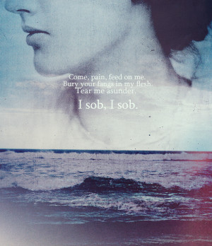 Meanwhile in my head, I'm undergoing open-heart surgery - Anne Sexton