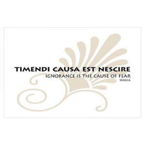 CafePress > Wall Art > Posters > EDUCATIONAL | Latin Sayings Poster