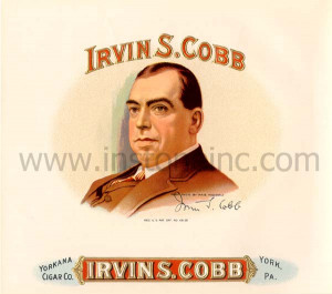 ... learned about his illness let s hope it s nothing trivial irvin s cobb