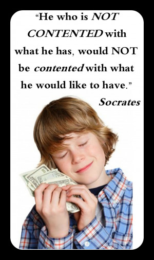 Coveting, or wanting what others have, is a huge problem in our ...