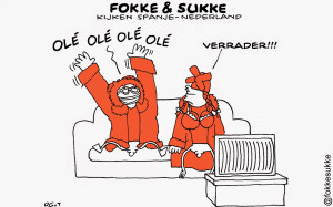 De sfeer in Huize Breed werd naarmate vrijdag de 13e nader kwam ...