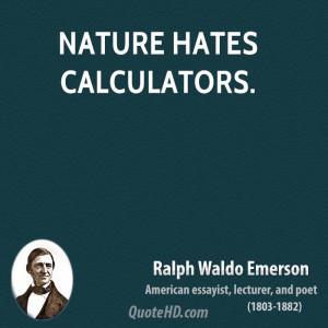 Ralph Waldo Emerson Nature Quotes
