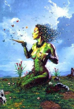 The Goddess Gaia is the primordial Earth-Goddess in Greek religion ...