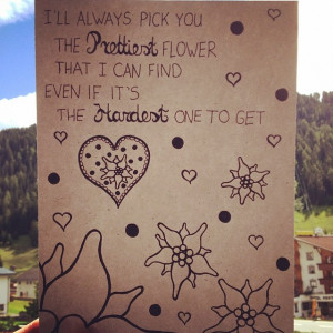 in Austria️ austria edelweissflower edelweiss flower heart quote ...