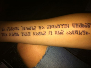 ... My most recent tattoo my favorite Legend of Zelda quote in