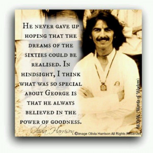Beautiful quote about George