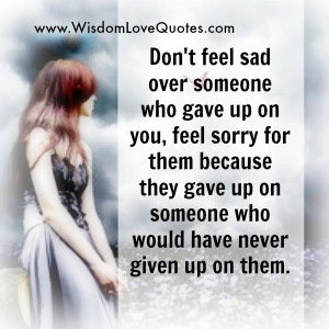 Sometimes you just have to let go. We can’t change people no matter ...