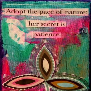 She could be a little faster