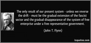 must be the gradual extension of the fascist sector and the gradual ...