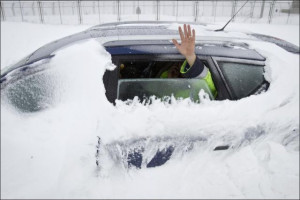 Snow Storm in Romania (9 pics)
