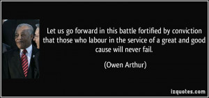 More Owen Arthur Quotes