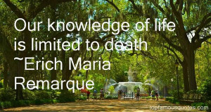 Favorite Erich Maria Remarque Quotes