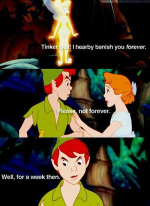Peter Pan is funny