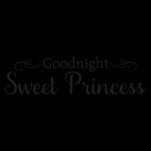 Goodnight Sweet Princess Wall Quotes™ Decal