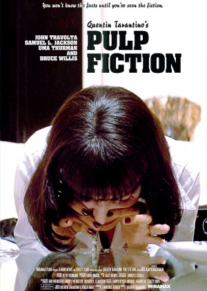 film mine pulp fiction Poster Quentin Tarantino Uma Thurman Mia ...