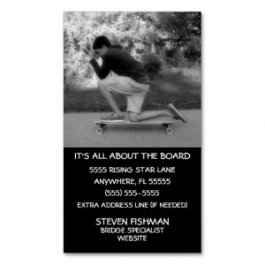 Longboard Quotes Double-Sided Standard Business Cards (Pack Of 100)