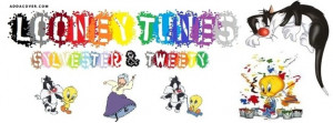 Looney Tunes - Sylvester & Tweety Facebook Cover