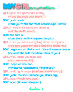 girl boy conversations quotes