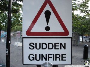 Funny Signs Gunfire 51