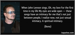 When John Lennon Sings...