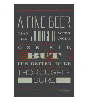 Beer Quote Poster Series