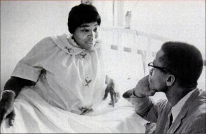 Betty Shabazz and Malcolm X