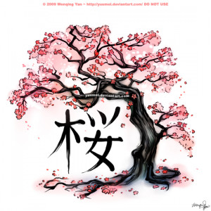 Sakura tattoo Commission by yuumei