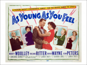 As Young as You Feel Monty Woolley Thelma Ritter David Wayne Jean ...