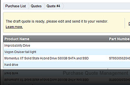 Purchase Quote Management