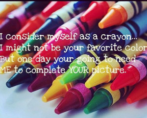 consider myslef... #quotes#life#crayon