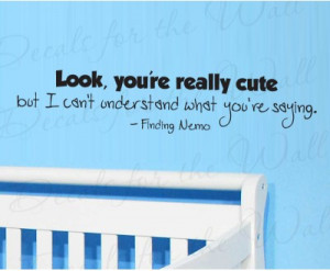 Finding Nemo Dory Wall Decal Quote