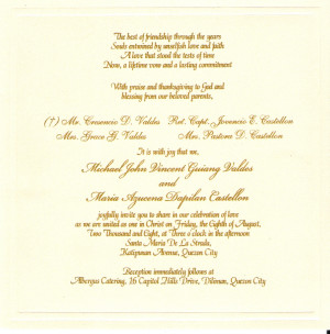 wedding invitation wording templates