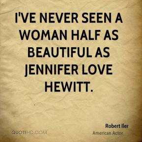 Robert Iler - I've never seen a woman half as beautiful as Jennifer ...
