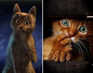 Original Ohhh! cat from Puss in Boots